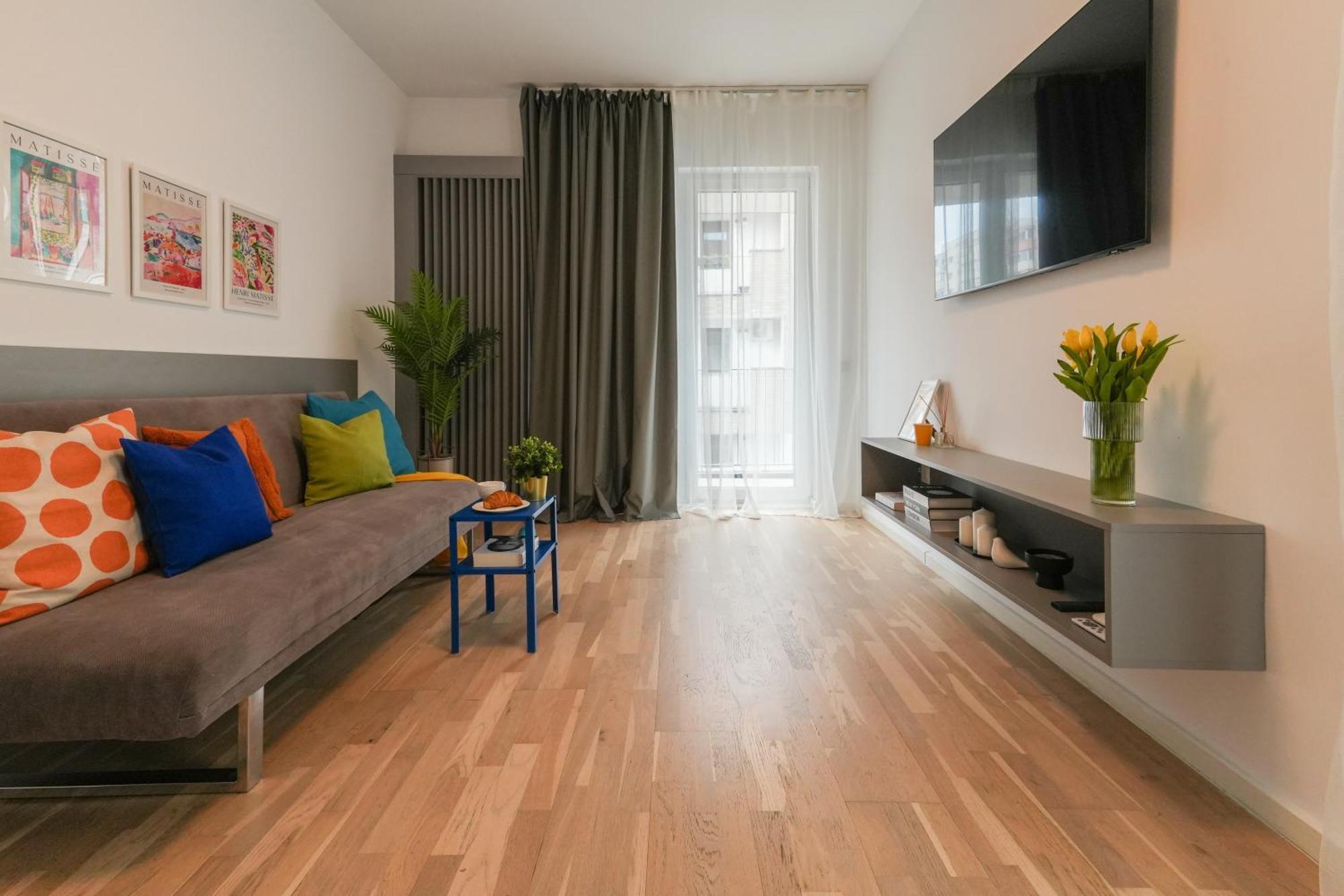 Ana - Cozy & Quiet Apt With Balcony & Garden View Boekarest Buitenkant foto