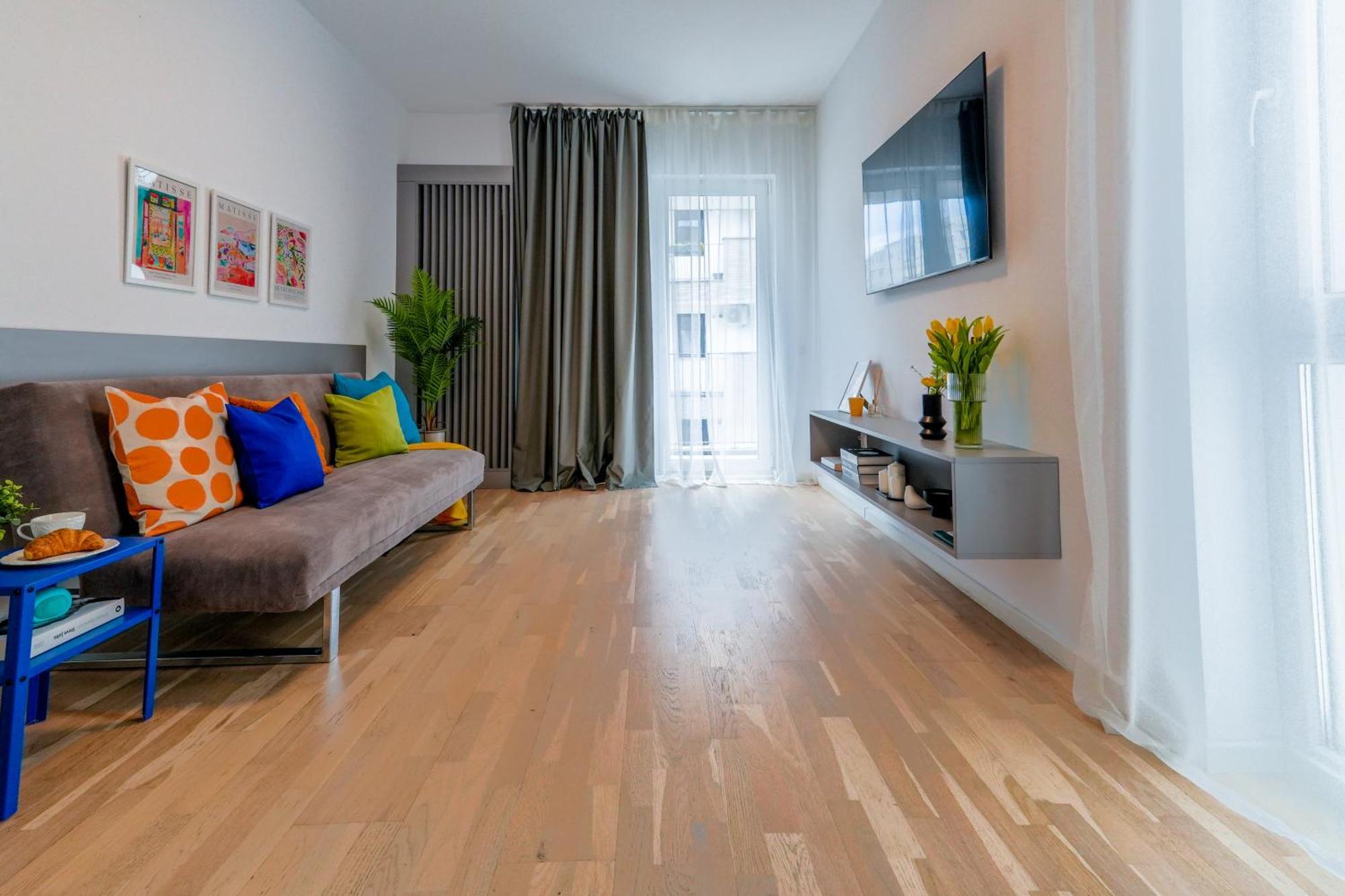 Ana - Cozy & Quiet Apt With Balcony & Garden View Boekarest Buitenkant foto